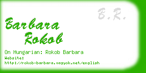 barbara rokob business card